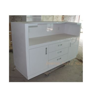 pure white finishing,small reception