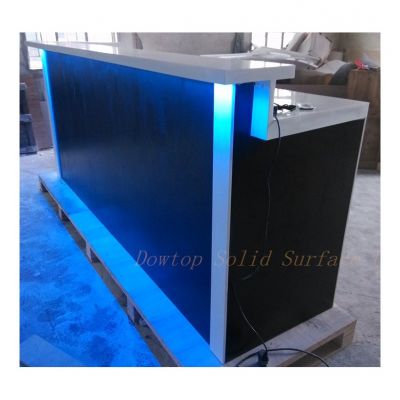 LED bar,home bar,pure white finishing,small reception